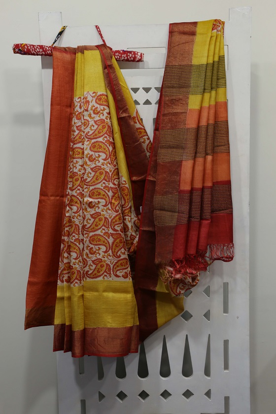 Tassar Silk Saree (SR 1427) – Moons 