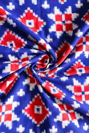 TELIYA IKAT COTTON FABRIC -  (AJF 437)