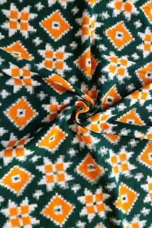 TELIYA IKAT COTTON FABRIC -  (AJF 438)