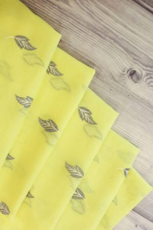 Embroidered Cotton Fabric (AJF 486)