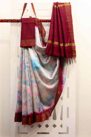 Tasar-Ghicha Silk Saree (SR 1617)