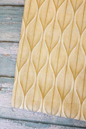 Embroidered Linen Fabric (AJF 502)