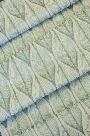 Embroidered Linen Fabric (AJF 503)