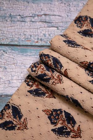 Ajrakh - Hakoba Cotton Fabric (F 653)