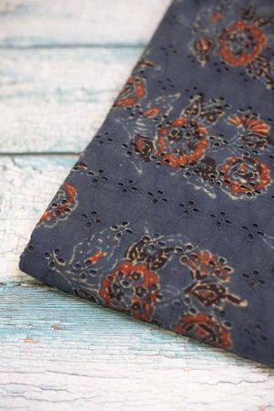 Ajrakh - Hakoba Cotton Fabric (F 687)