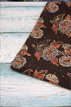 Ajrakh - Hakoba Cotton Fabric (F 688)