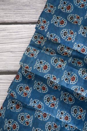 Mashru Silk - Ajrakh Print (F 758)