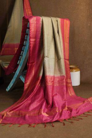 Semi Tassar Saree (SR 2306)