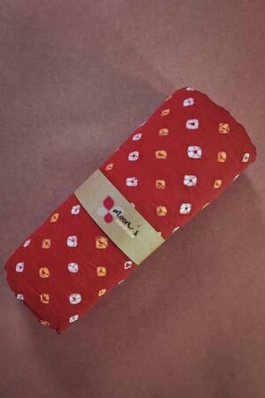 Cotton Bandhini Fabric (F 813)