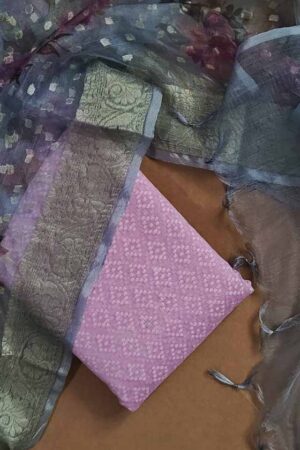 Chanderi Jacquard Suit (SW 1417)